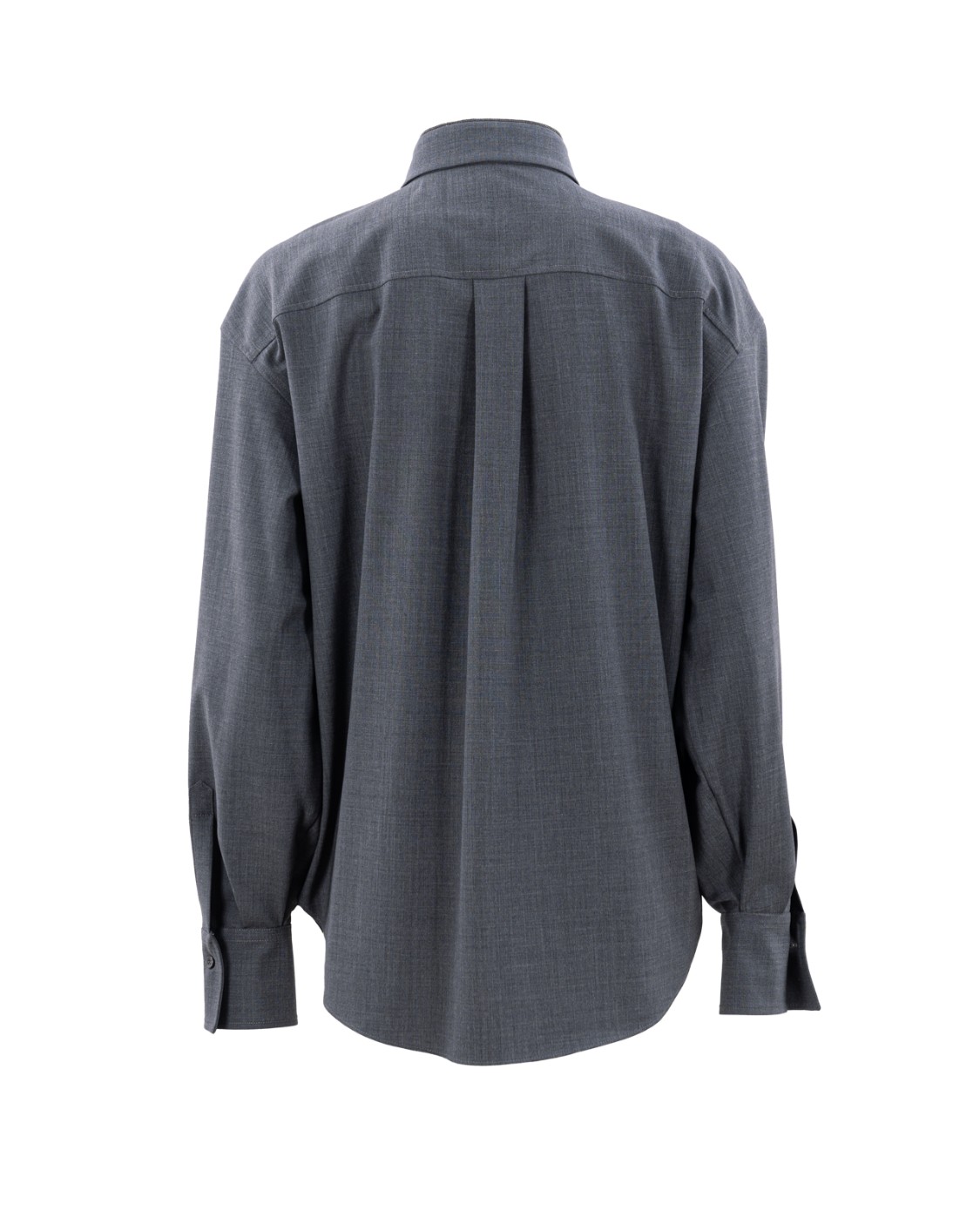 shop BRUNELLO CUCINELLI Saldi Camicia: Brunello Cucinelli camicia in lana Tropical Luxury con Shiny Collar Detail.
Chiusura con bottoni in madreperla.
Colletto classico.
Polsini con un bottone in madreperla.
Decorazione in monile Nickel-free.
Composizione: 75% lana vergine, 23% poliammide, 2% elastan.
Made in Italy.. M0W07MK916-C4078 number 2287461